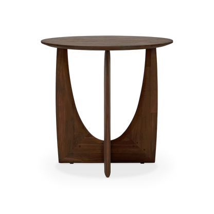 Geometric - Table d’appoint en bois massif par Ethnicraft