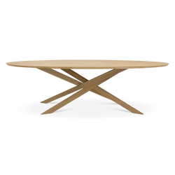 Mikado - Oval Oak Dining Table by Ethnicraft