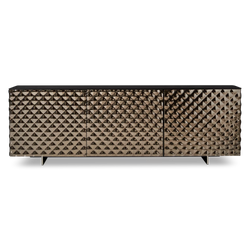 Vivaldi - Buffet bas en acier inoxydable par Cattelan Italia