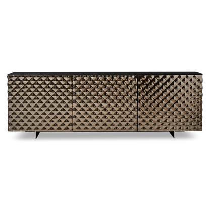 Vivaldi - Buffet bas en acier inoxydable par Cattelan Italia