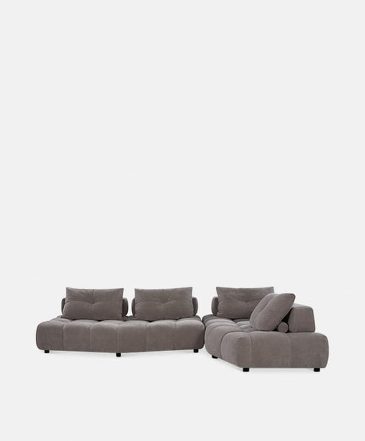 Pop - Quilted Fabric Sectional Sofa