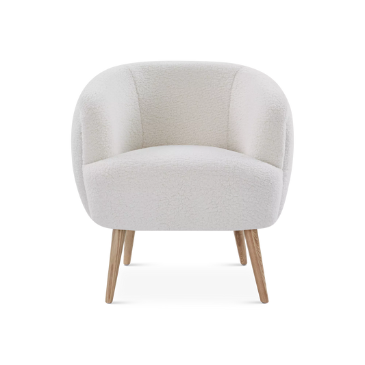 Bruges - Fauteuil en imitation de mouton