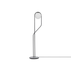 Astree - Lampe de plancher en verre et marbre par Ligne Roset