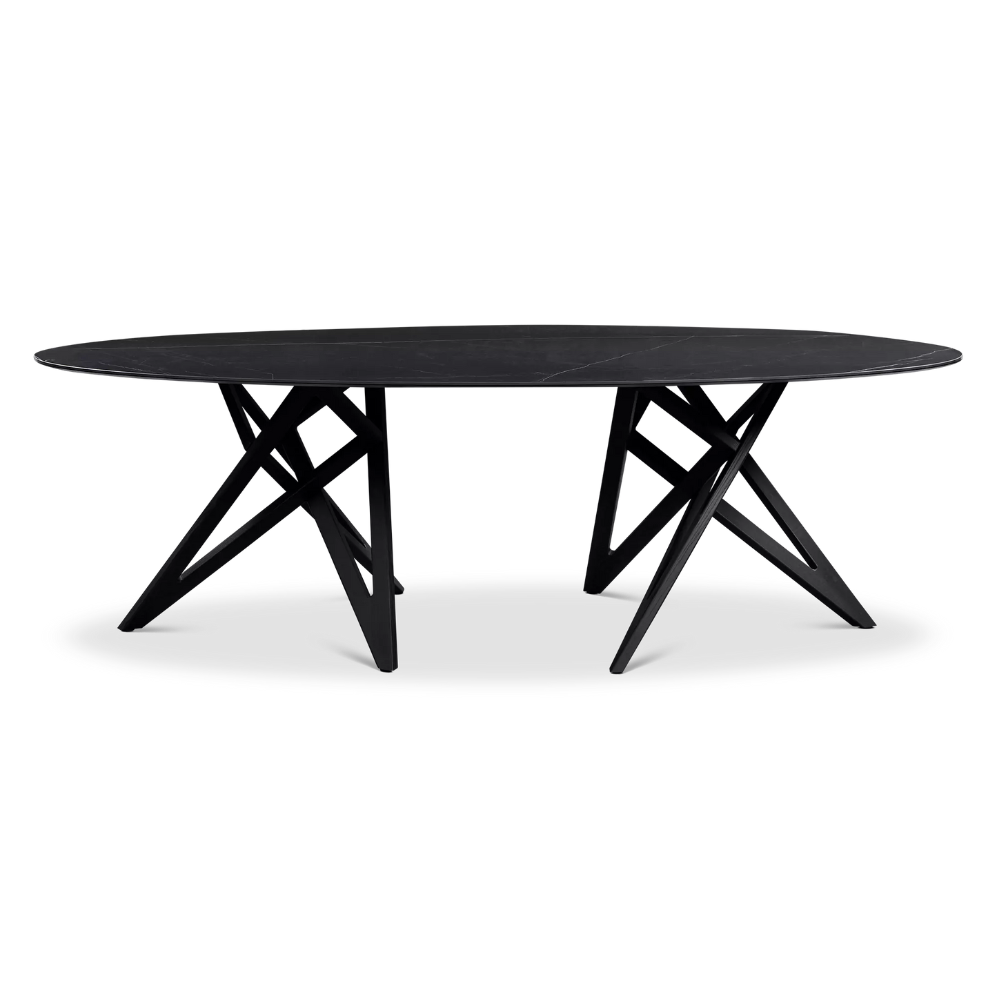 Ennea - Glass Dining Table by Ligne Roset