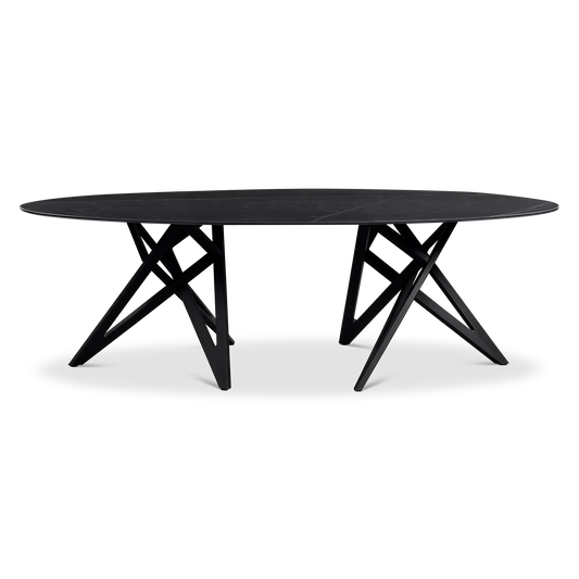 Ennea - Glass Dining Table by Ligne Roset