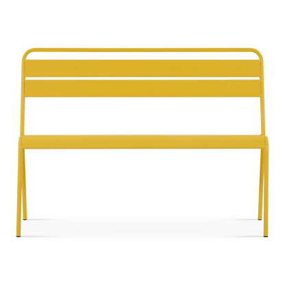 Twist - Banc extérieur en fer galvanisé