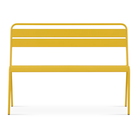 Twist - Banc extérieur en fer galvanisé