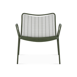 Roma - Outdoor Lounge Chair in Galvanized Iron