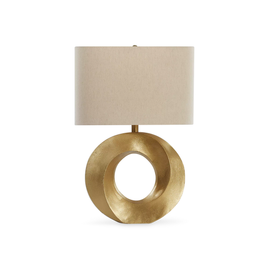 Spin - Lampe de table dorée