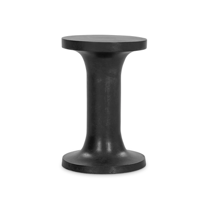 Gino - Textured Aluminium Side Table by Four Hands