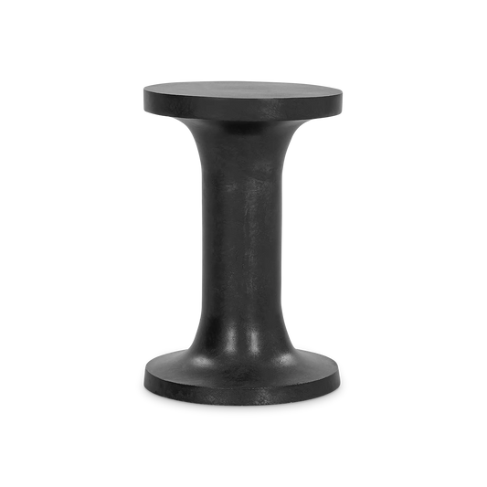 Gino - Table d’appoint en aluminium texturé par Four Hands