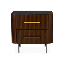 Fletcher - Solid Oak Nightstand by Four Hands