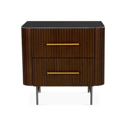 Fletcher - Solid Oak Nightstand by Four Hands