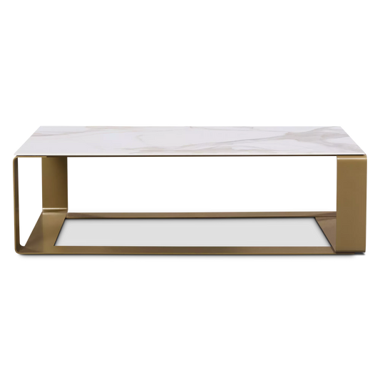 Fusion - Table basse en porcelaine par Trica