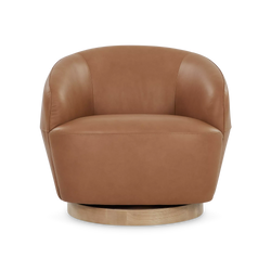 Pao - Leather Swivel Chair