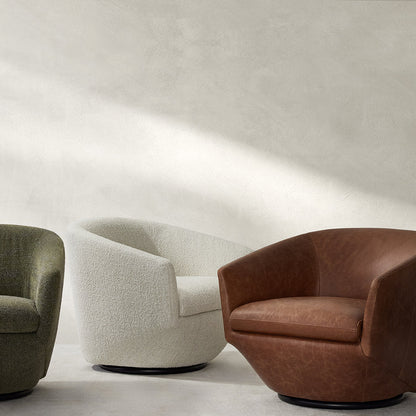 Dinant - Fauteuil pivotant en tissu