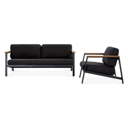 Ensemble canapé et fauteuil Geo