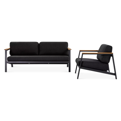 Ensemble canapé et fauteuil Geo