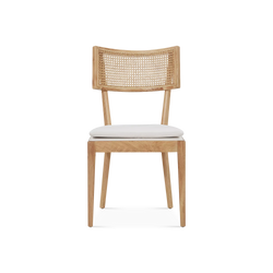 Brittney - Chaise de salle à manger en rotin