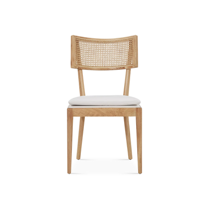 Brittney - Chaise de salle à manger en rotin