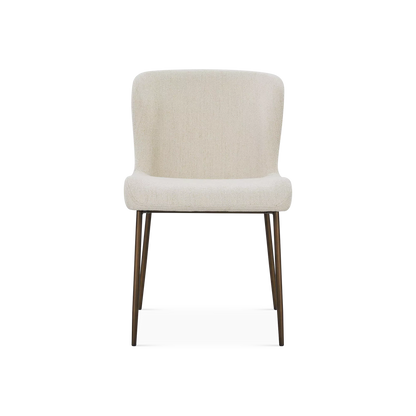 Glam - Bouclé Fabric Dining Chair