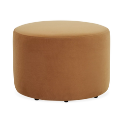 Nogi - Pouf en tissu velouté