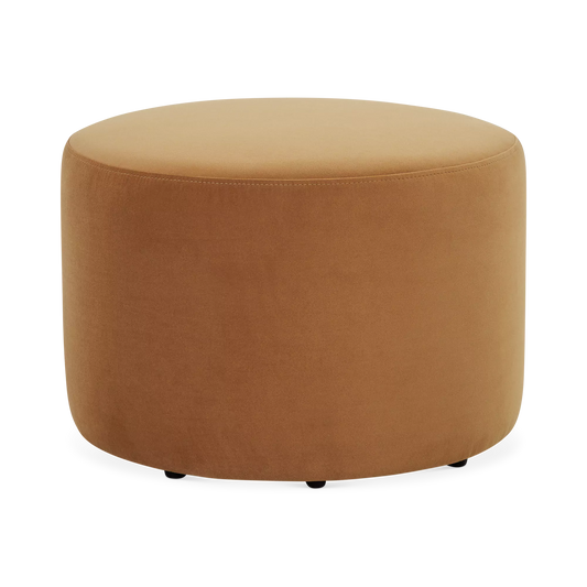 Nogi - Pouf en tissu velouté