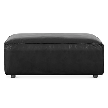 Houston - Pouf en cuir