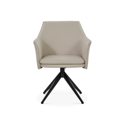 Mini Diana - Leather Swivel Chair