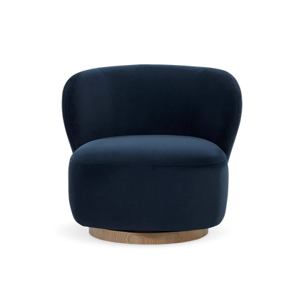 Sesame - Fauteuil pivotant en velours