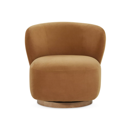 Sesame - Fauteuil pivotant en velours