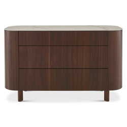 Parabole - Commode en noyer par Ligne Roset