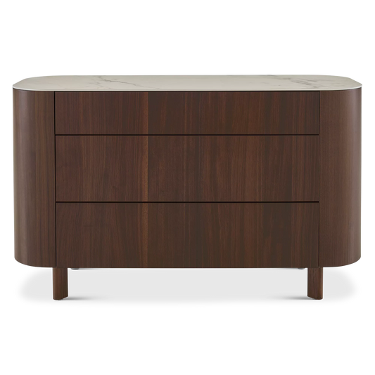 Parabole - Commode en noyer par Ligne Roset