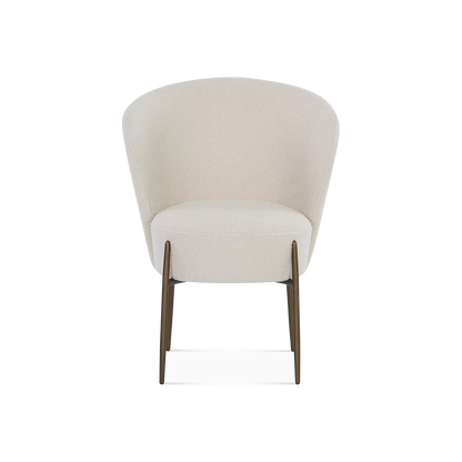 Orbit - Bouclé Fabric Upholstered Dining Chair