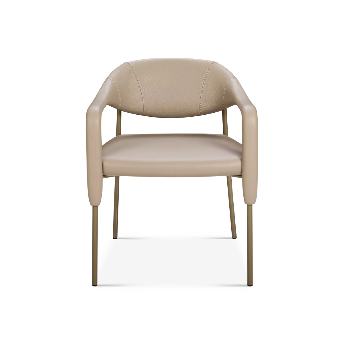 Spider - Chaise de salle à manger en cuir par Gamma