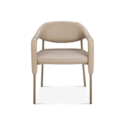 Spider - Chaise de salle à manger en cuir par Gamma