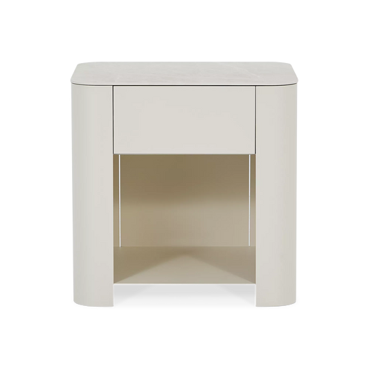 Mushroom - Table de chevet avec plateau en céramique
