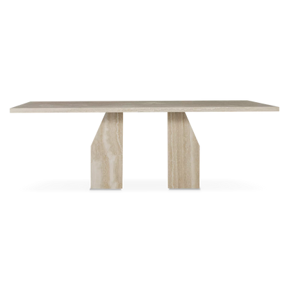 Zénith - Travertine Dining Table