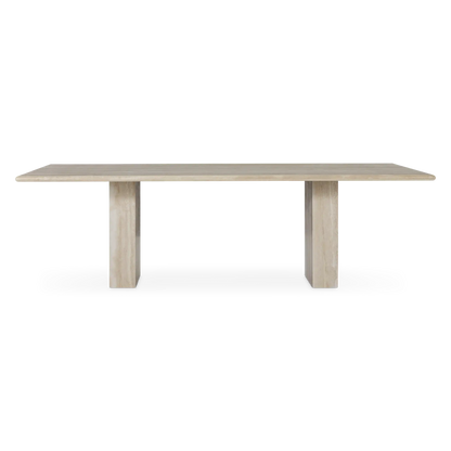 Climax - Travertine Dining Table