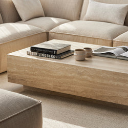 Traveri - Travertine Coffee Table