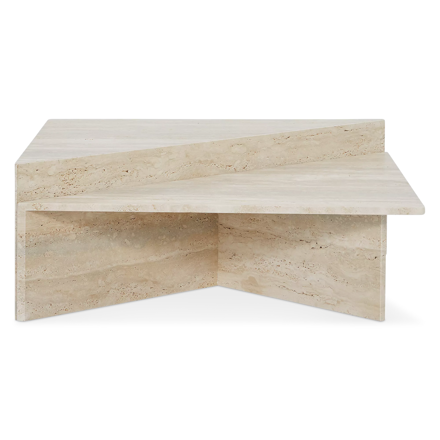 High-Low - Travertine Coffee Table
