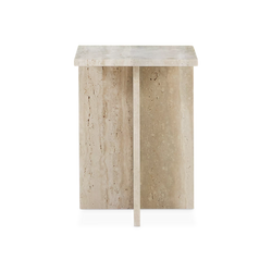 Divine - Table d’appoint en travertin