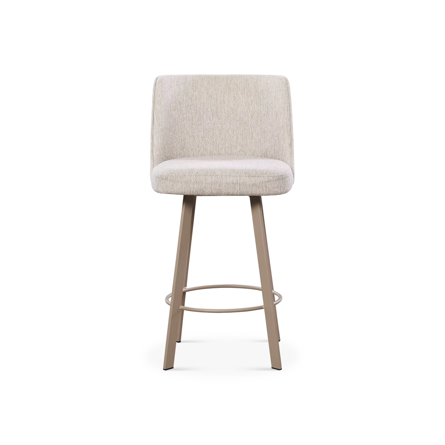 Eva - Swivel  Fabric Stool by Trica