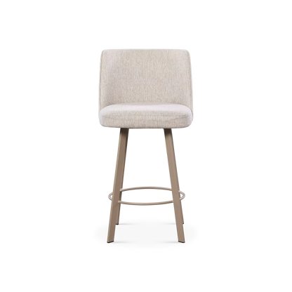 Eva - Swivel  Fabric Stool by Trica