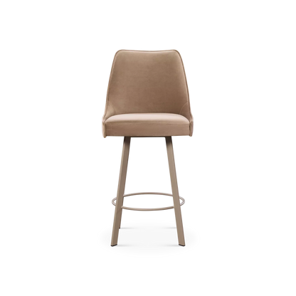Olivia - Swivel Fabric Stool by Trica