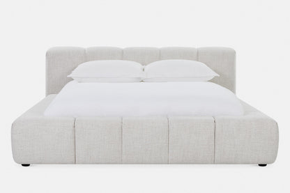Fiona - Bouclé Fabric Upholstered Bed