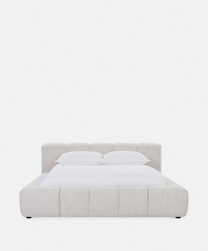 Fiona - Bouclé Fabric Upholstered Bed