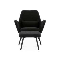 Fauteuil Danny avec pouf