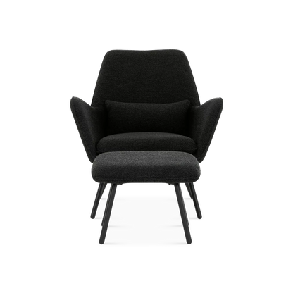 Fauteuil Danny avec pouf