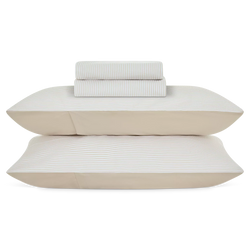 Chalet - striped duvet cover and pillowcase set